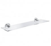 Полочка для ванной Grohe QuickFix Start 53 см хром/прозрачное стекло 41202000