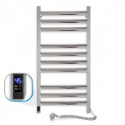 Электрический полотенцесушитель NAVIN Ellipse 500х1000 Sensor подключение справа хром10-045053-5010