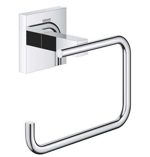 Держатель для туалетной бумаги Grohe QuickFix Start Cube открытый металл хром 40978000