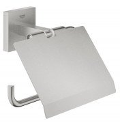 Держатель для туалетной бумаги Grohe QuickFix Start Cube с крышкой металл суперсталь 41102DC0