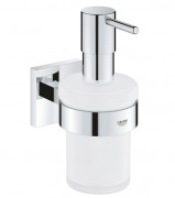 Диспенсер для жидкого мыла Grohe Start Cube с держателем хром 41098000