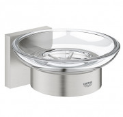 Мыльница для ванной Grohe QuickFix Start Cube с держателем суперсталь 41096DC0