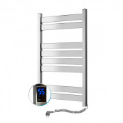Электрический полотенцесушитель NAVIN Largo 500х800 Sensor подключение справа таймер хром 10-044053-5080