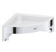 Полочка для душа Grohe QuickFix Start Cube угловая металл/пластик хром 41106000