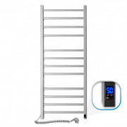 Електрична сушка для рушників NAVIN Loft 500х1200 Sensor підключення зліва таймер хром 10-043153-5012