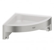 Полочка для душа Grohe QuickFix Start Cube угловая металл/пластик суперсталь 41106DC0