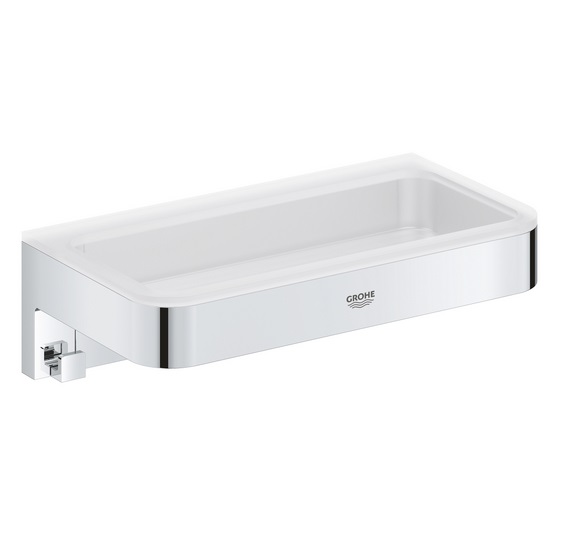 Полочка для душа Grohe QuickFix Start Cube 20 см металл/пластик хром 41107000