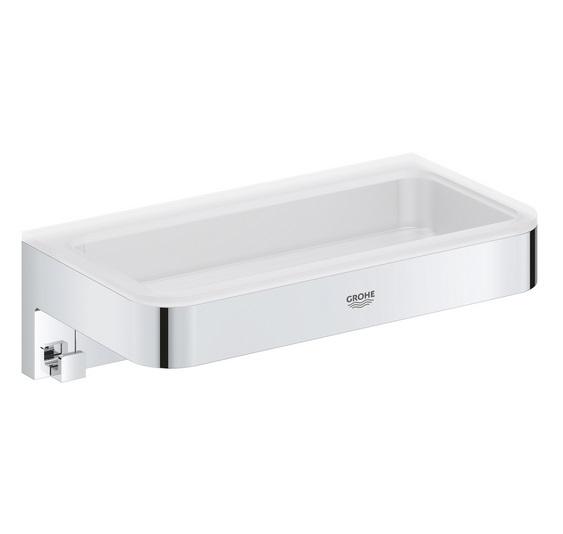 Полочка для душа Grohe QuickFix Start Cube 20 см металл/пластик хром 41107000