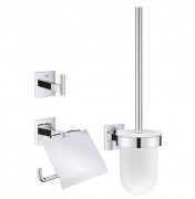 Набор аксессуаров для ванной комнаты Grohe QuickFix Start Cube 3 в 1 хром 41123000