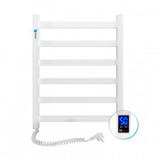 Електрична сушка для рушників NAVIN Авангард 480х600 Sensor підключення зліва таймер білий 12-028153-4860