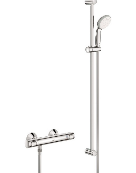 Термостат для душа Grohe QuickFix Precision Flow с душевым гарнитуром хром 34842000