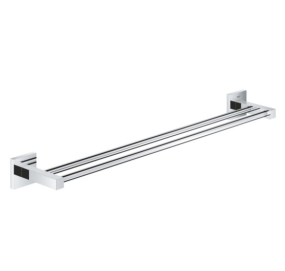 Тримач для рушників Grohe QuickFix Start Cube подвійний метал хром 41104000