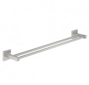 Тримач для рушників Grohe QuickFix Start Cube подвійний метал суперсталь 41104DC0