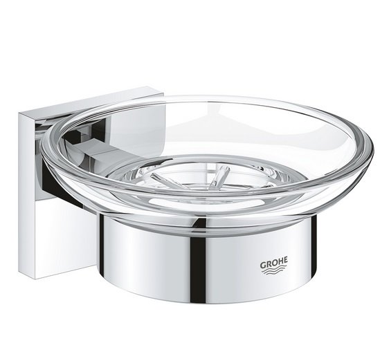 Мильниця для ванної Grohe QuickFix Start Cube з тримачем хром 41096000