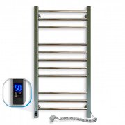 Электрический полотенцесушитель NAVIN Класcик Квадро 500х1000 Sensor подключение справа таймер хром 10-016053-5010