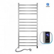 Электрический полотенцесушитель NAVIN Класcик Квадро 500х1200 Sensor подключение слева таймер хром 10-016153-5012