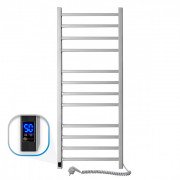 Электрический полотенцесушитель NAVIN Loft 500х1200 Sensor подключение справа таймер хром 10-043053-5012
