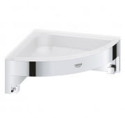 Полочка для душа Grohe QuickFix Start Cube угловая металл/пластик хром 41106000