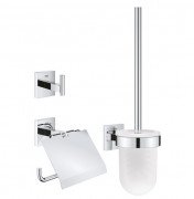 Набор аксессуаров для ванной комнаты Grohe QuickFix Start Cube 3 в 1 хром 41123000