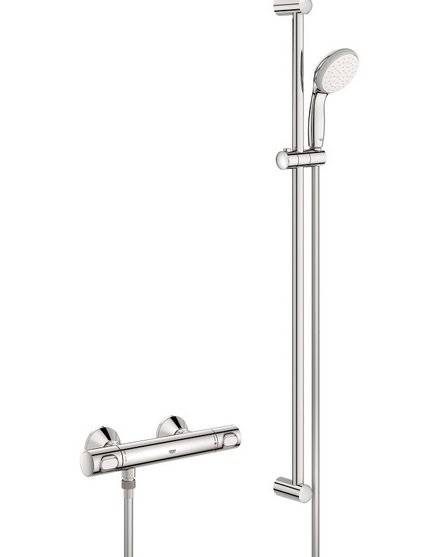 Термостат для душа Grohe QuickFix Precision Flow с душевым гарнитуром хром 34842000