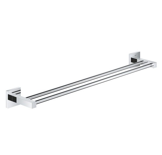 Держатель для полотенец Grohe QuickFix Start Cube двойной металл хром 41104000