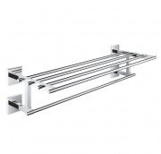 Тримач-полиця для рушників Grohe QuickFix Start Cube метал хром 41099000