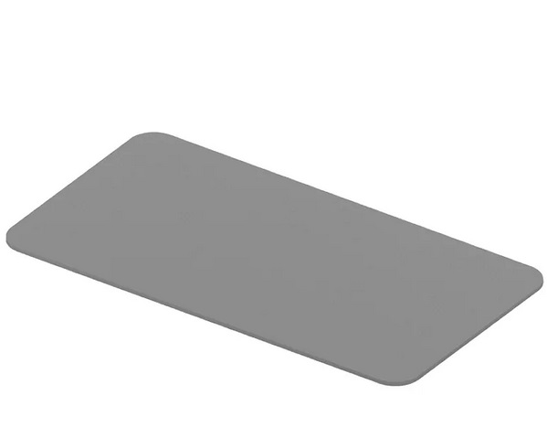 Полка для консоли ArtCeram Fuori Scala керамика серый (grey olive) TFC004 15;00