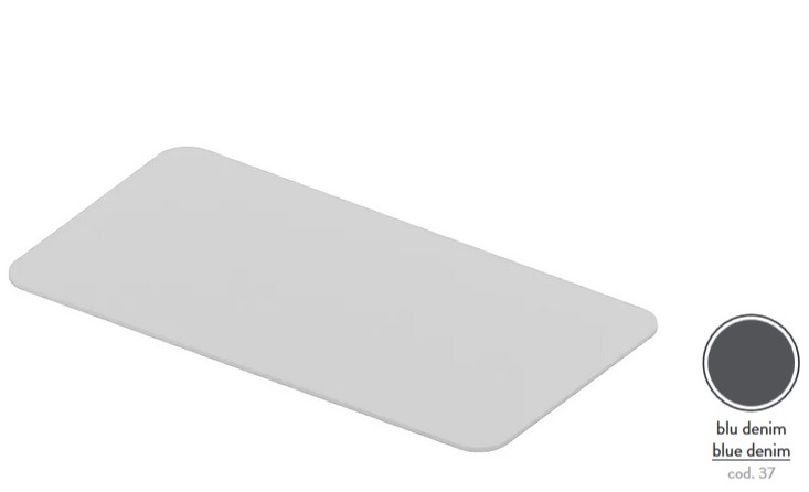 Полка для консоли ArtCeram Fuori Scala керамика серо-синий (denim) TFC004 37;00