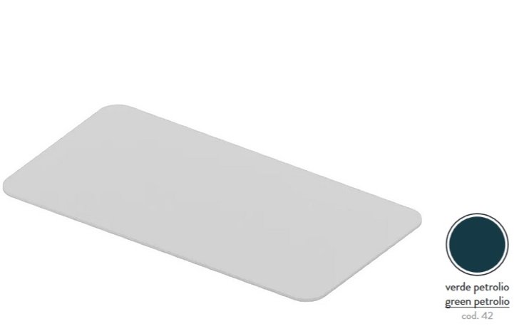 Полиця для консолі ArtCeram Fuori Scala кераміка синьо-зелений TFC004 42;00