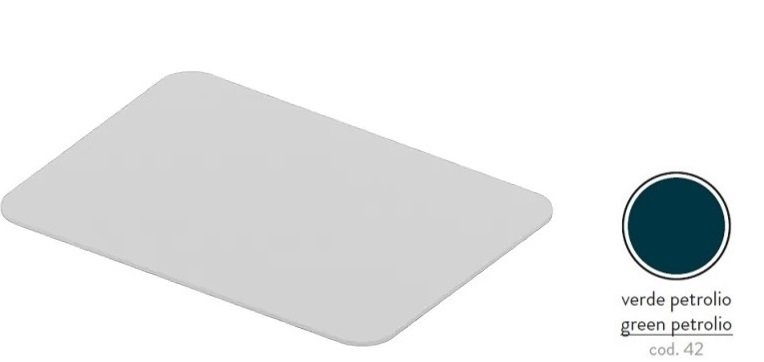 Полиця для консолі ArtCeram Fuori Scala кераміка синьо-зелений TFC003 42;00