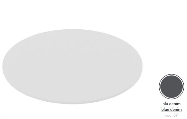 Полка для консоли ArtCeram Fuori Scala керамика серо-синий (denim) TFC005 37;00