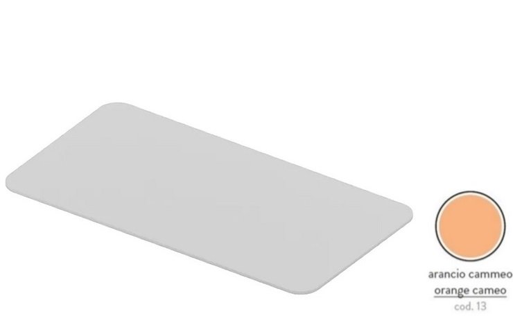 Полиця для консолі ArtCeram Fuori Scala кераміка помаранчевий TFC004 13;00