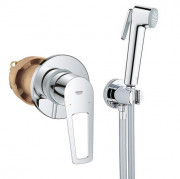 Гигиенический душ со смесителем скрытого монтажа Grohe QuickFix BauLoop New с Vitalio trigger spray хром UA202406QF