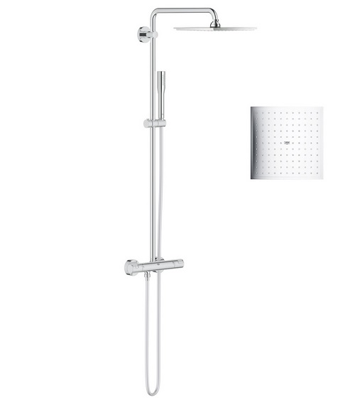 Душевая система Grohe  QuickFix Vitalio Joy System 230 с термостатом хром 26365000