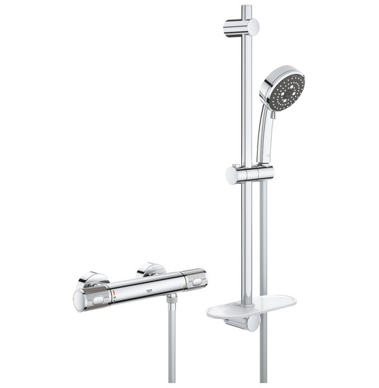 Термостат для душу Grohe QuickFix Precision Feel з душовим гарнітуром хром 34791000