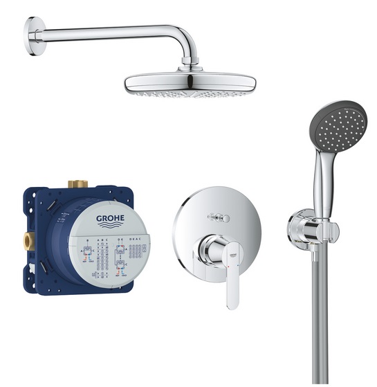 Душова система прихованого монтажу Grohe QuickFix Get з Vitalio Start 210 хром 25220001