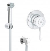 Гигиенический душ со смесителем скрытого монтажа Grohe QuickFix BauClassic с Vitalio trigger spray хром UA202616QF