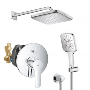 Душевая система скрытого монтажа Grohe QuickFix Start хром UA25183007