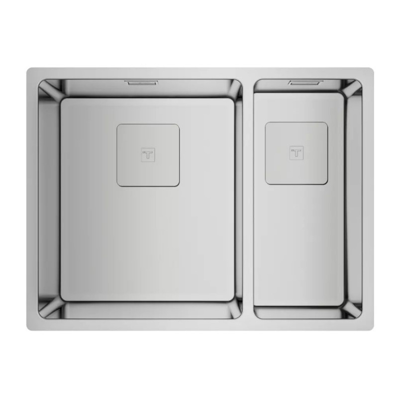 Мойка для кухни Teka ForLinea RS15 2B 580 58×44 см 2 чаши нерж. сталь полированная 115030010