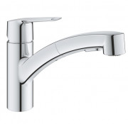 Смеситель для кухни Grohe QuickFix Start однорычажный с выдвижной лейкой хром 30531001