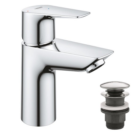Смеситель для раковины Grohe QuickFix StartEdge однорычажный с донным клапаном 23900001