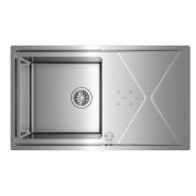 Мойка для кухни Teka BROOKLYN 50 M-XP 1B 1D 86.4×50.4 см нержавеющая сталь полированная 115100022