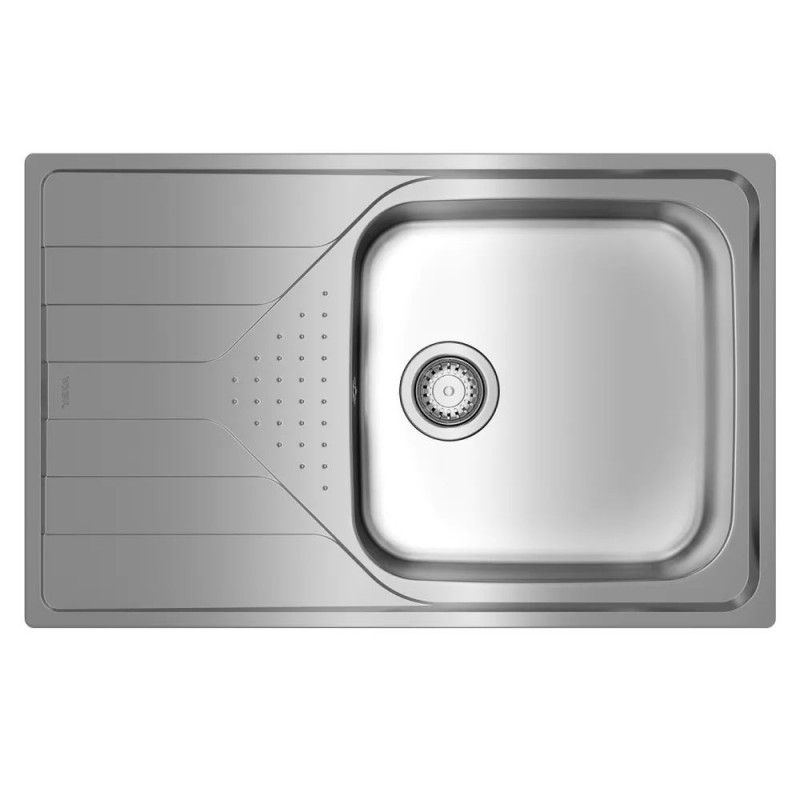 Мойка для кухни Teka UNIVERSE 50 1B 1D MAX 79×50 см с крылом нерж. сталь полированная 115110020