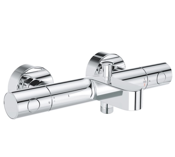 Термостат для ванной Grohe QuickFix Precision Get двухвентильный хром 34774000