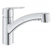Смеситель для кухни Grohe QuickFix Start однорычажный с выдвижной лейкой хром 30531001