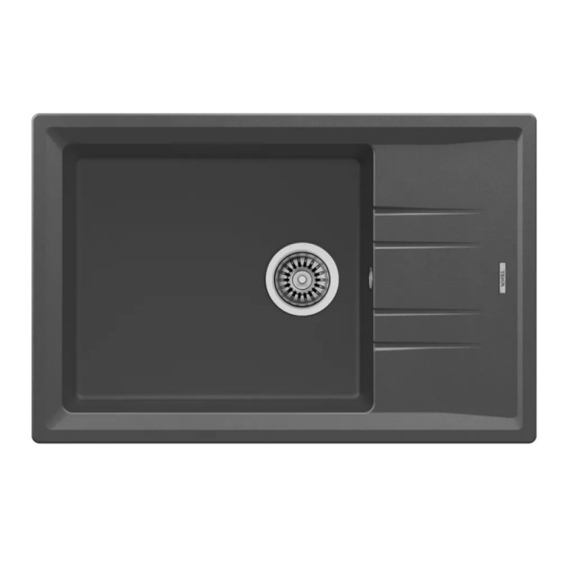 Мийка для кухні Teka Stone 60 B-TG 1B 1D 78х51 см з крилом теграніт графіт 115330034