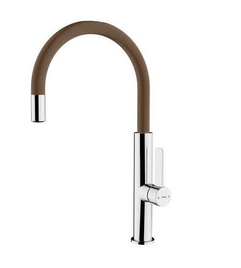 Змішувач для кухні Teka FOT 995 одноважільний хром капучіно 116030048