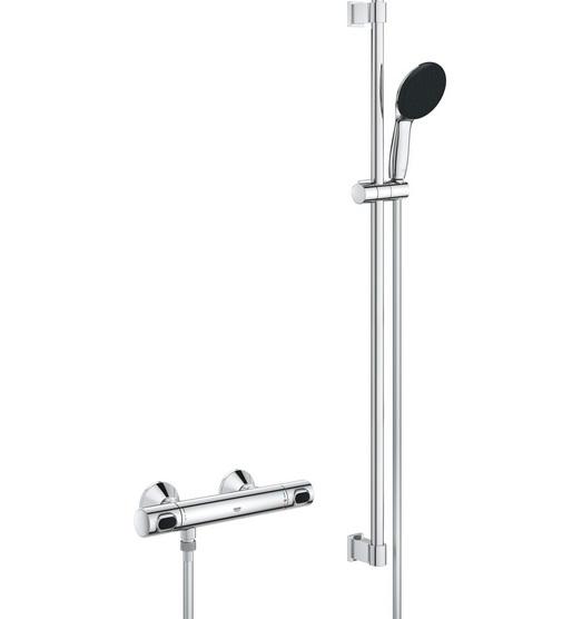 Термостат для душу Grohe QuickFix Precision Flow з душовим гарнітуром хром 34805001