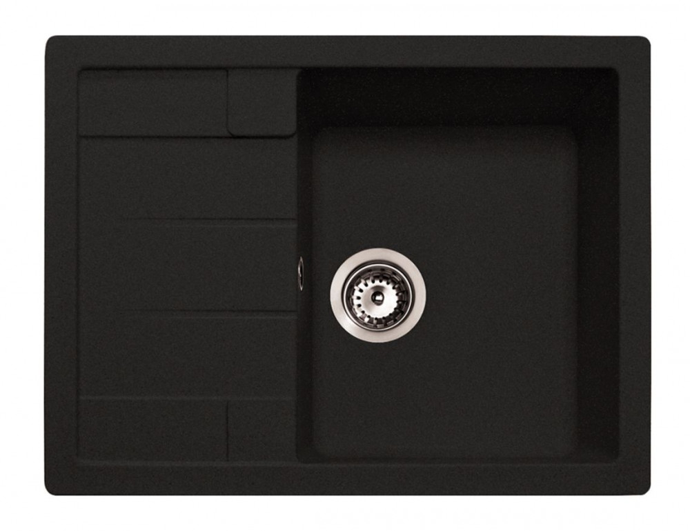 Мийка для кухні Teka Astral 45 B-TG 65х50 см з крилом теграніт чорний металік 40143580
