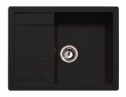 Мойка для кухни Teka Astral 45 B-TG 65х50 см с крылом тегранит черный металлик 40143580